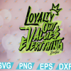wtm web 01 86 Match Jordan 6 Electric Green, Loyalty Out Values Everything, Jordan 6 Matching Cut File, svg, png, eps, dxf