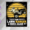 wtm web 04 11 The Lawn Ranger, Vintage, Lawn mowing png, eps, dxf, digital file