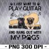 WTM 01 29 Personalized Svg, Up To 6 Dogs, I Just Want To Play Guitar Svg