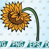 wtm 1200x800 01 9 Sunflower Clipart SVG Cut Files | Sunflower SVG | Floral SVG | Eps | Dxf | Png