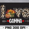 WTM 01 40 Love Gamma Leopard Print Pumpkin Halloween Cute Grandma PNG