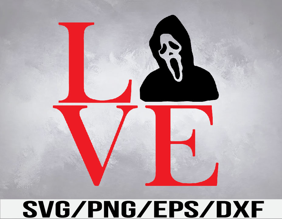 Love Scream Svg,Scream Svg,Scary Movie Svg,Horror Svg,Halloween Svg ...