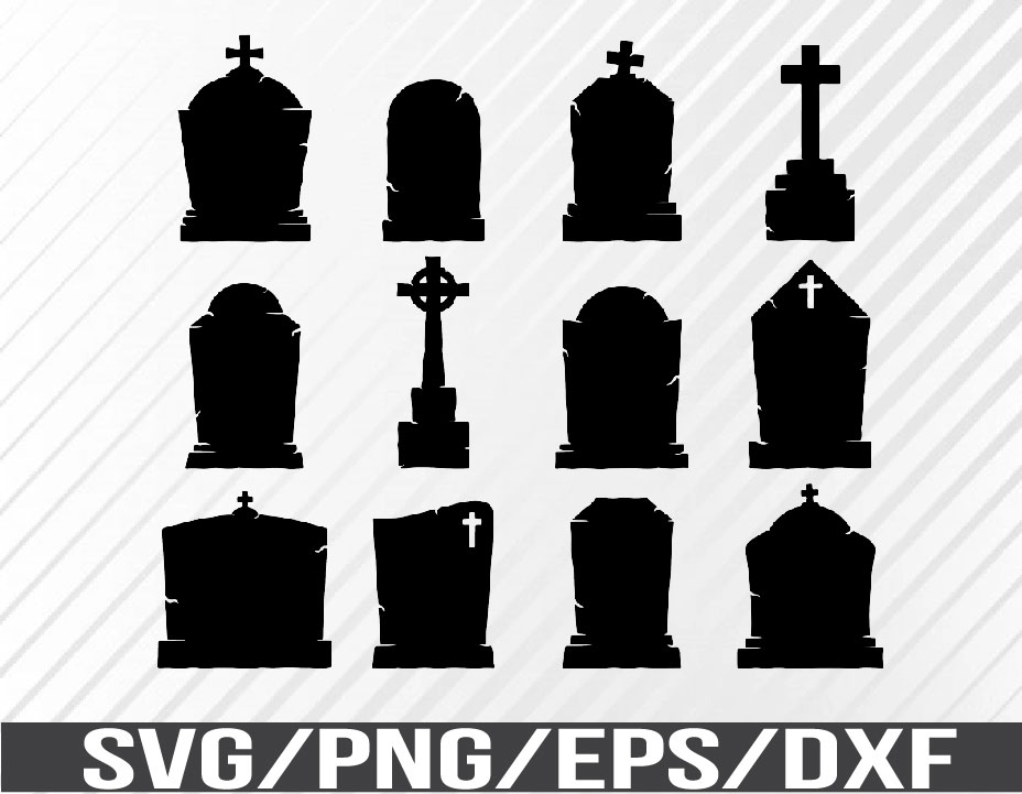 Free RIP Tombstone Halloween SVG - Vectplace