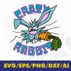wtm 02 49 Crazy Rabbit Svg, Fun RabbiSvg, Funny Rabbit Mom Svg, Crazy Rabbit Lady Gift, Gift For Rabbit Mom