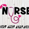 wtm12 01 97 Nurse Stethoscope SVG, Nurse Monogram SVG, Nurse SVG