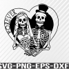 WTM 01 3 Skeleton Lovers Svg, Skull Love Svg, Skull Svg, Dead Skeleton Love Svg, Svg, png, eps, dxf, digital download file