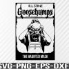 WTM 01 76 Goosebumps Haunted Mask Book Cover Svg, png, eps, dxf, digital download file