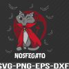 WTM 01 83 Nosfegato (Nosferatu) – Spooky Halloween Kitty Cat Vampire Svg, png, eps, dxf, digital download file