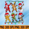 WTM 01 103 Christmas Kids Boys Men Dabbing Santa Elf Deer Friends Xmas PNG, Digital Download