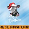 WTM 01 105 Mooey Christmas Fun Heifer Cow Santa Xmas Light Farmer Lover PNG, Digital Download