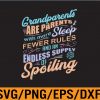 WTM 01 219 Grandparents are Parents More Sleep Svg, Eps, Png, Dxf, Digital Download