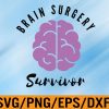 WTM 01 254 Chiari Malformation, Brain Surgery Survivor SVG, Chiari malformation Awareness svg,Peace love awareness