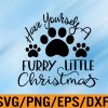 WTM 01 265 Have Yourself a Furry Little Christmas, Digital Cutting File
