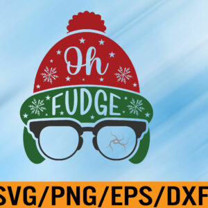 WTM 01 275 Oh Fudge svg, Holiday Family Group svg, Christmas svg, Christmas Gift Svg, Eps, Png, Dxf, Digital Download
