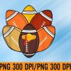 WTM 01 31 Football Player Turkey Funny Thanksgiving PNG, Digital Download