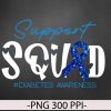 wtm 972 741 03 15 Support Squad Costume Blue Ribbon Diabetes Cancer Awareness Svg, Eps, Png, Dxf, Digital Download