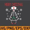 WTM 01 10 Merry Christmas Tree Stethoscope Nurse Christmas Svg, Eps, Png, Dxf, Digital Download
