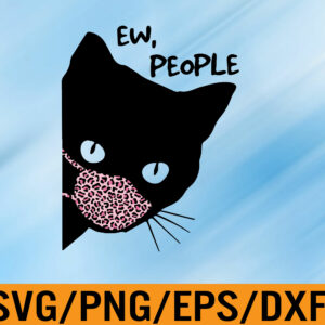 WTM 01 214 Ew humans cat, Ew Valentine Cat Wearing Svg, Eps, Png, Dxf, Digital Download