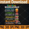 WTM 01 327 Seasonal Bookworms Svg, Eps, Png, Dxf, Digital Download