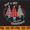WTM 01 70 Merry Christmas Just A Girl Who Loves Funny Christmas PNG, Digital Download
