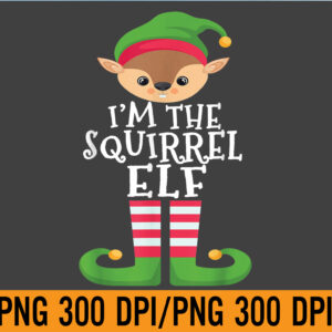 WTM 01 78 Squirrel Elf Lover's Family Matching Christmas Svg, Eps, Png, Dxf, Digital Download