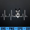 wtm 972 741 01 118 German Shepherd Dog Heartbeat Funny Dog Svg, Eps, Png, Dxf, Digital Download