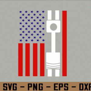 wtm 972 741 01 180 scaled American Flag Piston Muscle Car Patriotic Svg, Eps, Png, Dxf, Digital Download