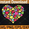 WTM 01 129 Hearts Kids School Valentines Day Girls Boys Svg, Eps, Png, Dxf, Digital Download