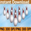 WTM 01 2 Scared Bowling Pins png, Digital Download