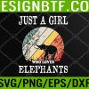 WTM 05 101 Just A Mom Who Loves Elephants Svg, Eps, Png, Dxf, Digital Download