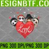 WTM 05 114 Horror Movie Character Chibi With Heart Love Valentine'S Day PNG Digital Download