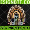 WTM 05 13 100 Days Of Second Grade School Teacher Smarter Svg, Eps, Png, Dxf, Digital Download