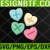 WTM 05 157 Valentine's Day Hearts with Math Symbols Svg, Eps, Png, Dxf, Digital Download