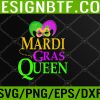 WTM 05 55 Funny Carnival Party Confetti - Mardi Gras Queen Crow Svg, Eps, Png, Dxf, Digital Download
