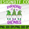 WTM 05 84 Three Gnomes Mardi Gras Parading With My Gnomies Svg, Eps, Png, Dxf, Digital Download