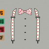 wtm 972 741 01 10 Red Hearts Bow Tie Suspenders Heart Valentines Day Outfits Svg, Eps, Png, Dxf, Digital Download