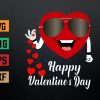 wtm 972 741 01 23 Happy Valentines Day Cute Heart Bae Funny Salting Hearts Svg, Eps, Png, Dxf, Digital Download
