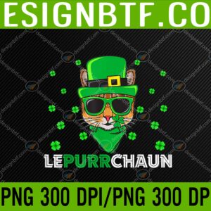 WTM 05 171 scaled Cute Lepurrchaun Leprechaun Cat Lover Saint Patrick's Day PNG Digital Download