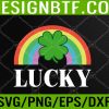 WTM 05 172 Lucky Shamrock St. Patrick's Day Saint Paddy's Svg, Eps, Png, Dxf, Digital Download