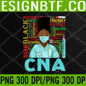 WTM 05 190 scaled African American Women Black CNA Nurse Black History Month PNG Digital Download
