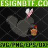 WTM 05 210 Funny Easter Squirrel Easter Basket and Bunny Ears Easter Svg, Eps, Png, Dxf, Digital Download