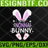 WTM 05 211 I'm The Nonna Bunny Easter Day Rabbit Family Matching Svg, Eps, Png, Dxf, Digital Download