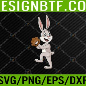 WTM 05 233 scaled Baseball Easter Day Rabbit Pitcher Svg, Eps, Png, Dxf, Digital Download