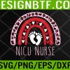 WTM 05 29 Cute Leopard Nicu Nurse Valentines Day Svg, Eps, Png, Dxf, Digital Download
