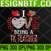 WTM 05 43 I Love Being A TK Teacher Red Plaid Hearts Valentines PNG Digital Download