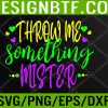 WTM 05 53 Throw Me Something Mister, Ladies Mardi Gras Beads Svg, Eps, Png, Dxf, Digital Download
