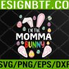 WTM 05 109 Womens I'm the Momma Bunny T-Shirt Funny Matching Family Easter Svg, Eps, Png, Dxf, Digital Download