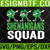 WTM 05 141 Shenanigans Squad Kids St Patricks Day Svg, Eps, Png, Dxf, Digital Download