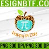 WTM 05 152 Happy Pi Day Love Math Teacher Leopard Pi Mask PNG Digital Download