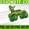 WTM 05 163 Leprechaun Monster Truck St Patricks Day Lucky PNG Digital Download